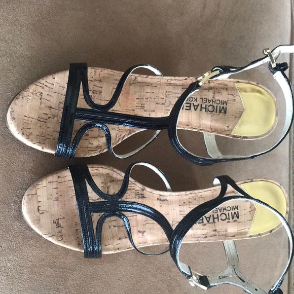 MICHAEL Michael Kors Shoes - Michael Kors size 8 black wedge